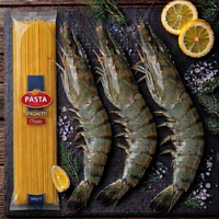 Gigantic Tiger Prawns 1kg (3 x 340g/piece) - Frozen Wild Catch Myanmar