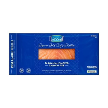 Tasmanian Cold Smoked Salmon Side 1 kg
