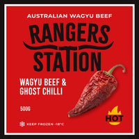Rangers Station Wagyu Beef & Ghost Chilli Sausages 500g