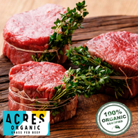 40% Off - Chilled Organic Grass Fed Angus Tenderloin 1kg (200g x 5)