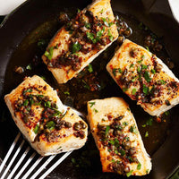 Frozen Norwegian Halibut Fillets - Skinless (1Kg Pack / 60-100g per piece)