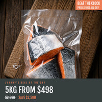 5kg of Norwegian Salmon - Beat the Clock