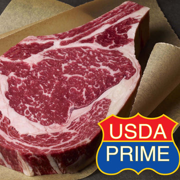Frozen USDA Prime Bone in Ribeye Steaks