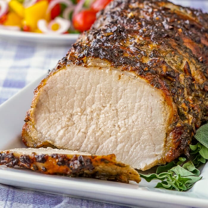 Can i cook online a frozen pork loin