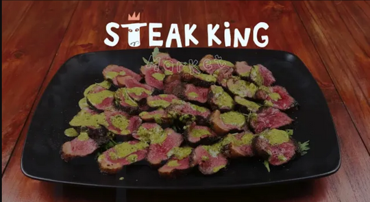 Steak King - Rump Cap Picanha with Chimichurri Sauce牛臀蓋扒伴阿根廷青醬