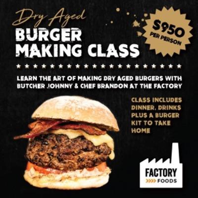 Dry aged burger class