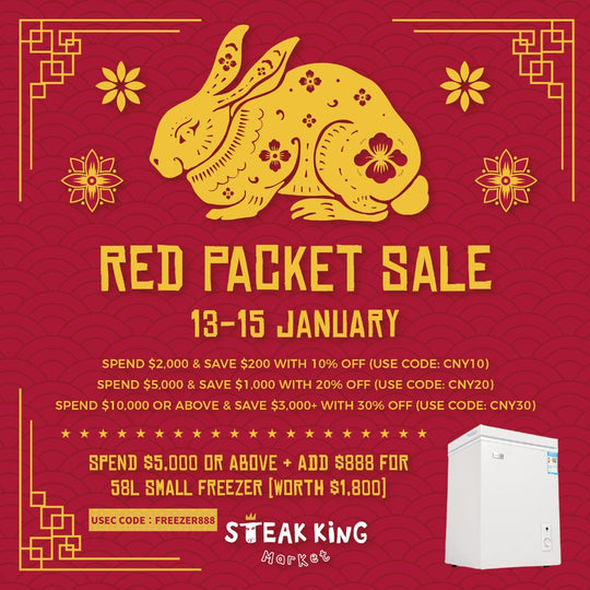 RED PACKET SALE - TIME TO STOCK UP