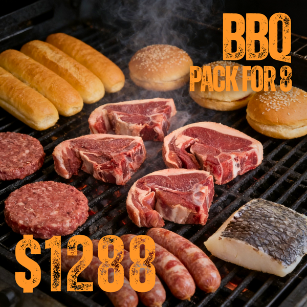 BBQ Pack for 8 - Lamb, Seafood & Wagyu Selection