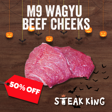 50% Off - Frozen Wagyu M9 Beef Cheeks 1kg