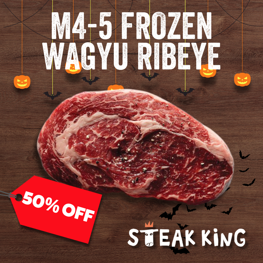 50% Off - Frozen Wagyu M4-5 Ribeye 4 x 250g
