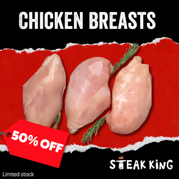 【半價】急凍澳洲穀倉飼養雞胸肉1公斤