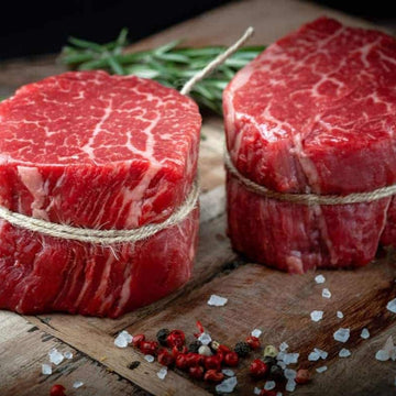 Chilled Grassfed Black Angus Tenderloin Steaks 5 x 200 gram