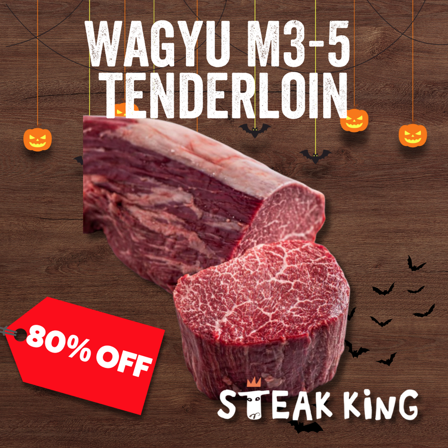 80% Off - Chilled Wagyu M3-5 Tenderloin 3Kg