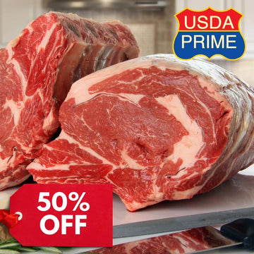 Chilled USDA Prime Bone-in Ribeye/OP Rib Roast