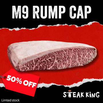 50% off - Chilled Wagyu M9+ Rump Cap (Picanha)