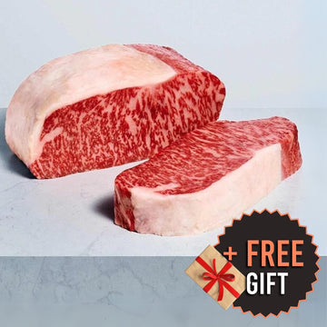 Chilled Wagyu M9+ Striploin 1kg + FREE Gift Worth $300