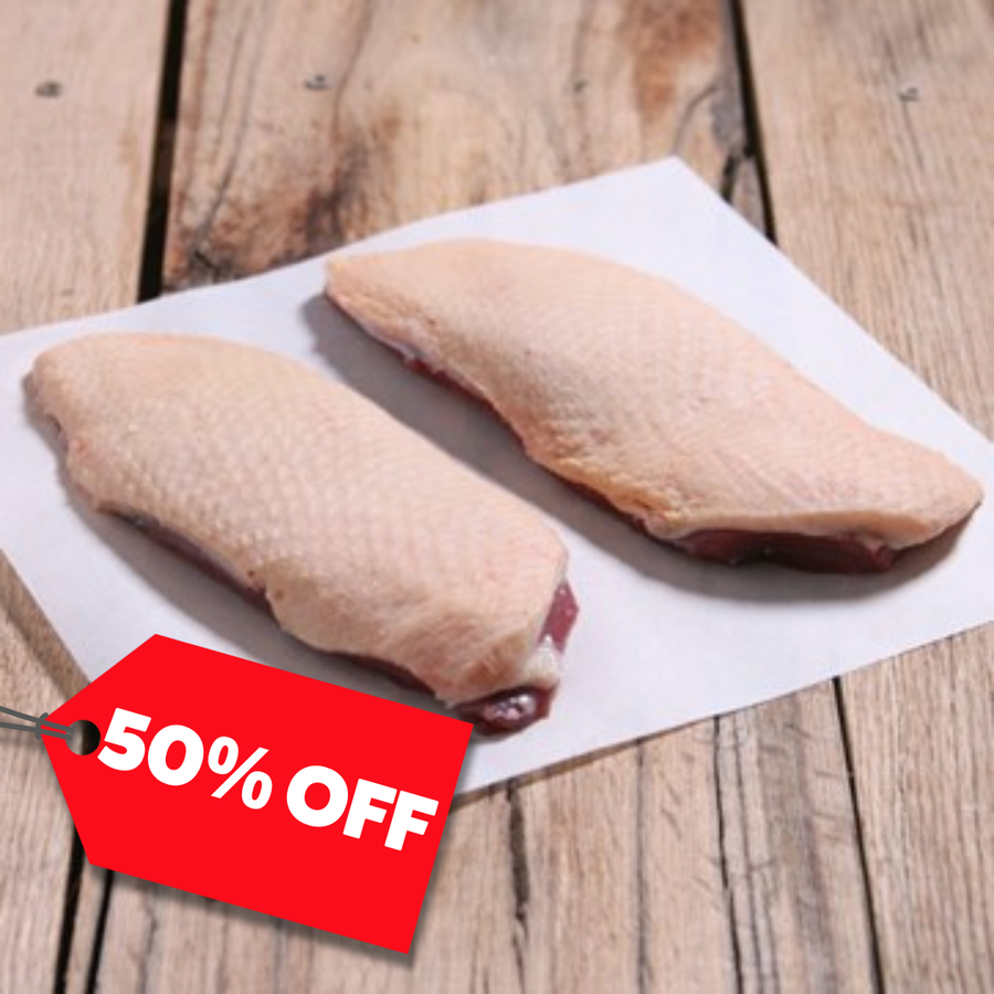 50% off - Frozen Duck Breasts (1kg/4 pieces)