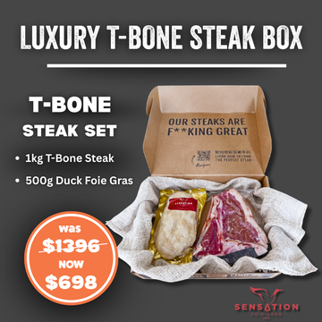 【半價】奢華T骨扒+法式鴨肝禮盒