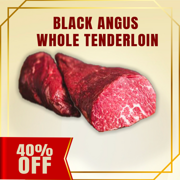 40% Off - Black Angus 200 Day Tenderloin Whole Piece (ME19)