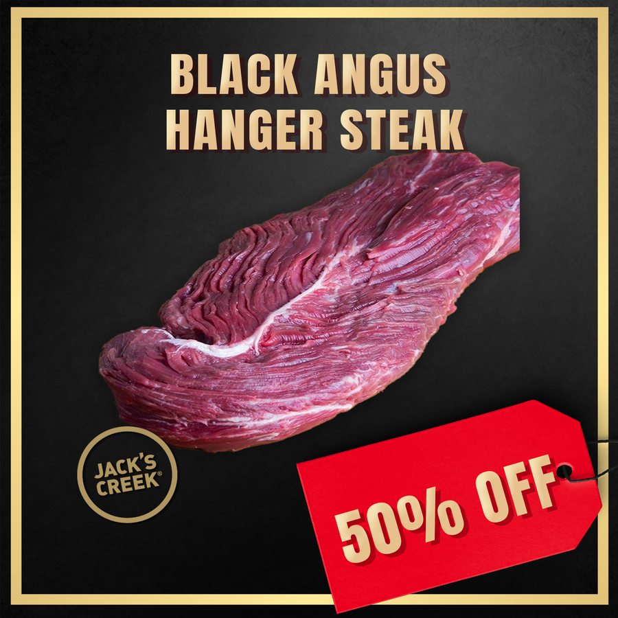 50% Off - Chilled Angus M3-4 Hanger Steak (Untrimmed) 2.3-2.6kg (ME20)