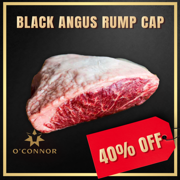 40% Off - Frozen 150 Day Grain Fed Black Angus Rump Cap 1.4-2.4kg