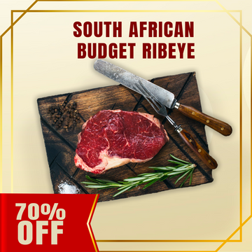 50% off - Frozen South African Budget Ribeye 2kg