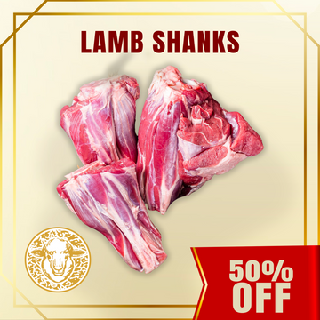 40% Off - Frozen Australian Lamb Shanks 1.8kg (4 Shanks)