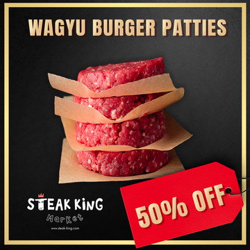 50% Off - Frozen Wagyu Burger Patties 150g x 8 (ME20)