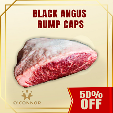 40% Off - Frozen 150 Day Grain Fed Black Angus Rump Cap 1.6-2.2kg