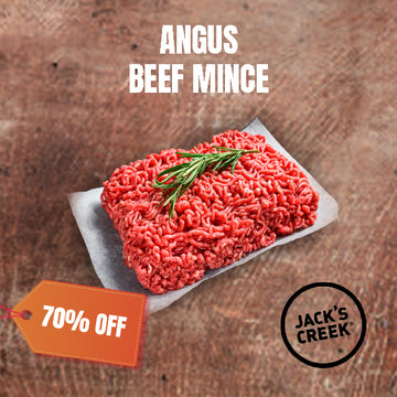 70% Off - Frozen Grass Fed Black Angus Beef Mince