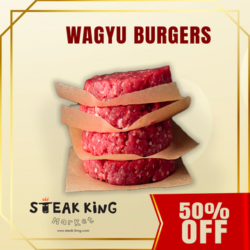 50% Off - Frozen Wagyu Burger Patties 150g x 8 (ME19)