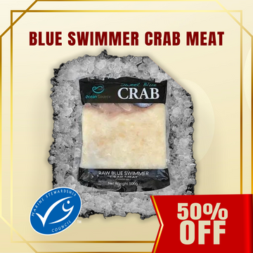 50% Off - Raw Blue Swimmer Crab Meat 1kg (ME19)