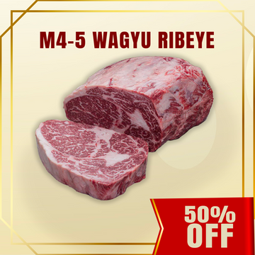 50% Off - Chilled Wagyu M4-5 Ribeye 2kg (ME19)