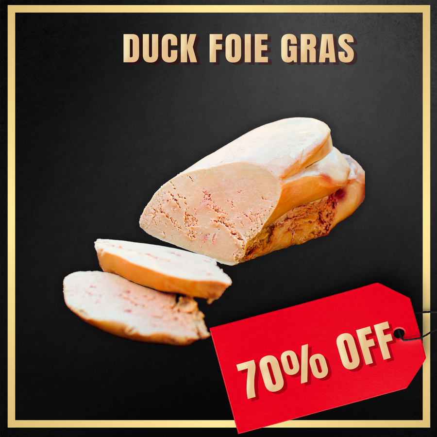 70% off - Whole Lobe of French Duck Foie Gras – De Veined 500g