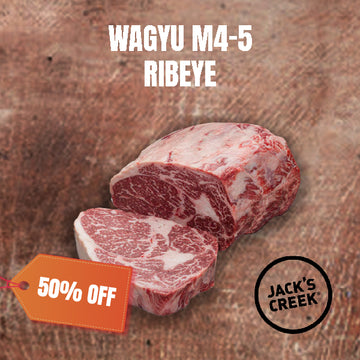 50% Off - Chilled Wagyu M4-5 Ribeye