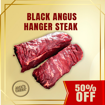 50% Off - Chilled Angus M3-4 Hanger Steak (Untrimmed) 2.3-2.6kg (ME19)