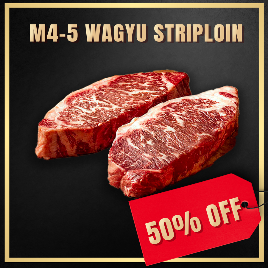 🔥50% Off - Chilled Wagyu M4-5 Striploin 2kg (ME20)