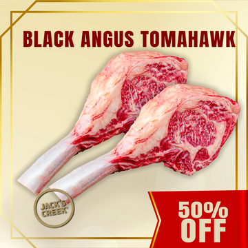 Chilled Jack's Creek Angus M3-4 Tomahawk Steak 1.2kg x 2 (ME19)