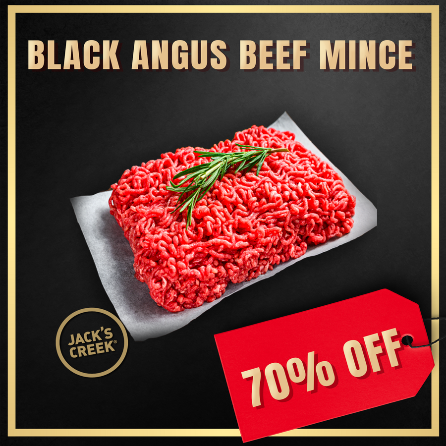 70% Off - Frozen Grass Fed Black Angus Beef Mince