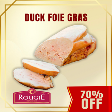 70% Off - Whole Lobe of French Duck Foie Gras – De Veined 500g (ME19)