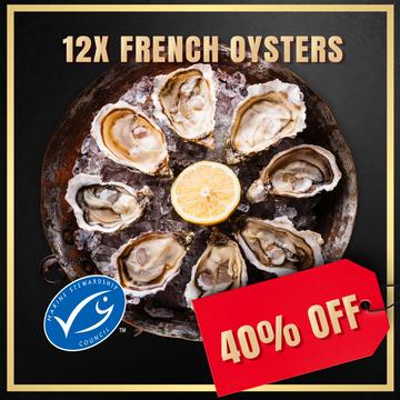 25% off - A Dozen French Oysters