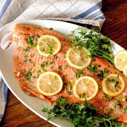 Frozen Whole Norwegian Salmon Fillet - 1.2kg -1.6kg (Whole piece)