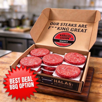 Wholesale Wagyu Burger Box 15X150 gram Patties MS8-9
