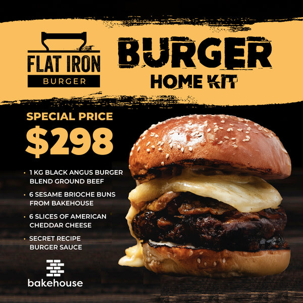 Frozen Flat Iron Burger - Make at Home Kit