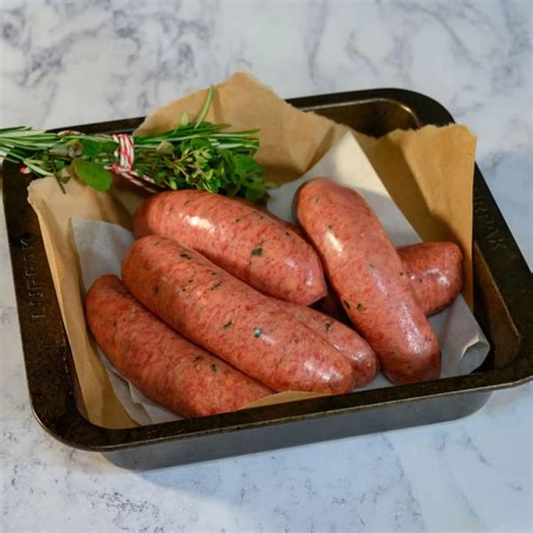 Rangers Station Wagyu, Caramelised Onion & Red Wine  Sausages 500g