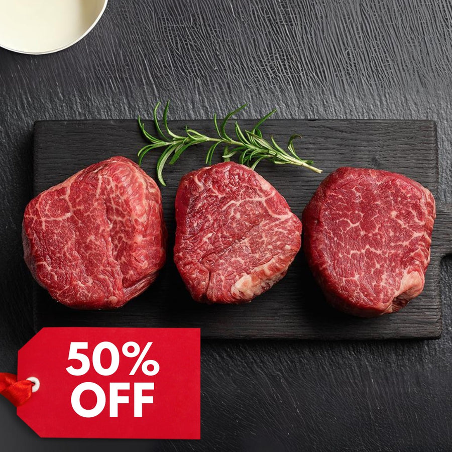 Frozen Jack’s Creek Wagyu M4-5 Fillet Steaks 200g x 5