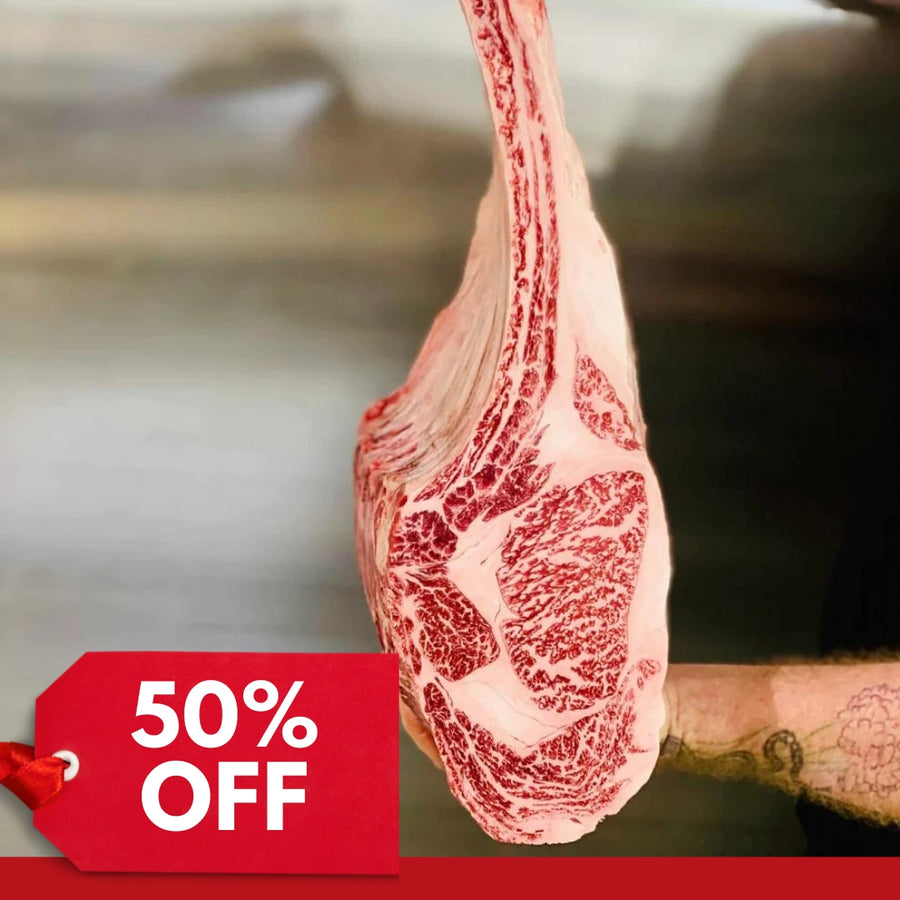 50% Off - Chilled Wagyu M9+ Tomahawk 1.4-1.6kg