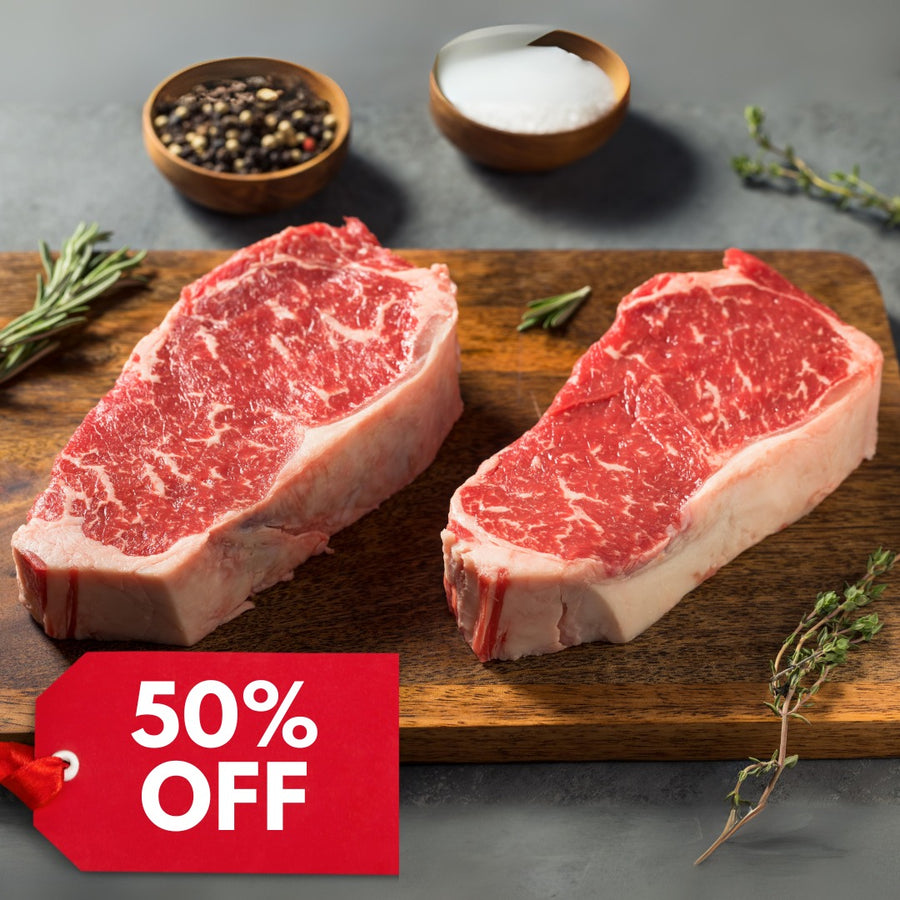 🔥50% Off - Chilled Wagyu M3-4 Striploin 2kg (ME17)