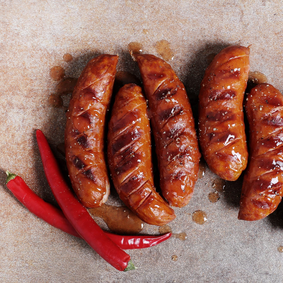 Rangers Station Wagyu Beef & Ghost Chilli  Sausages 500g