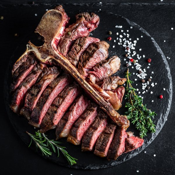 Chilled Black Angus M1-2 T-Bone 1kg